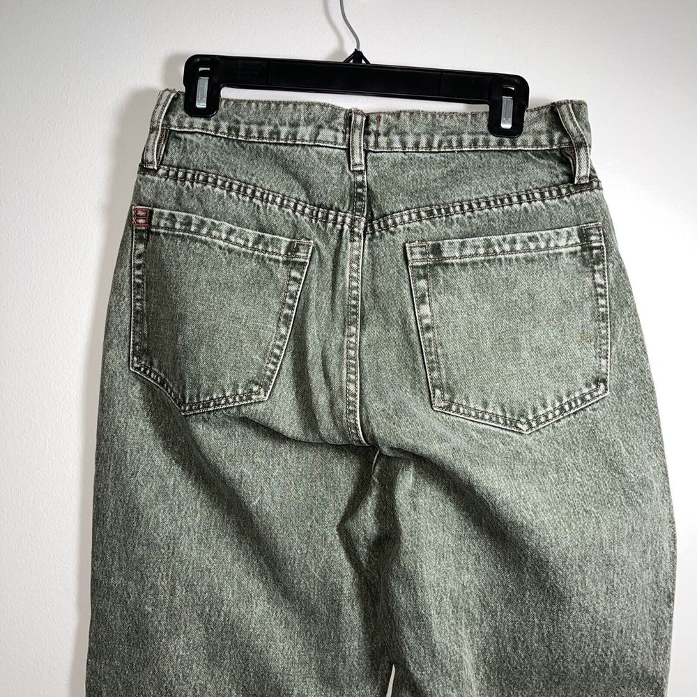 Urban Outfitters BDG Button Up Slim Straight Jeans Women's 30 Stone Washed Olive - Picture 7 of 13